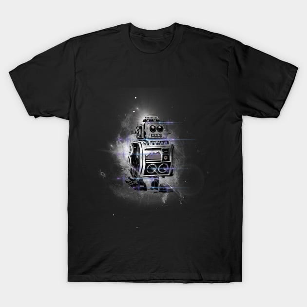 flying Robot T-Shirt by Pradeep Chauhan